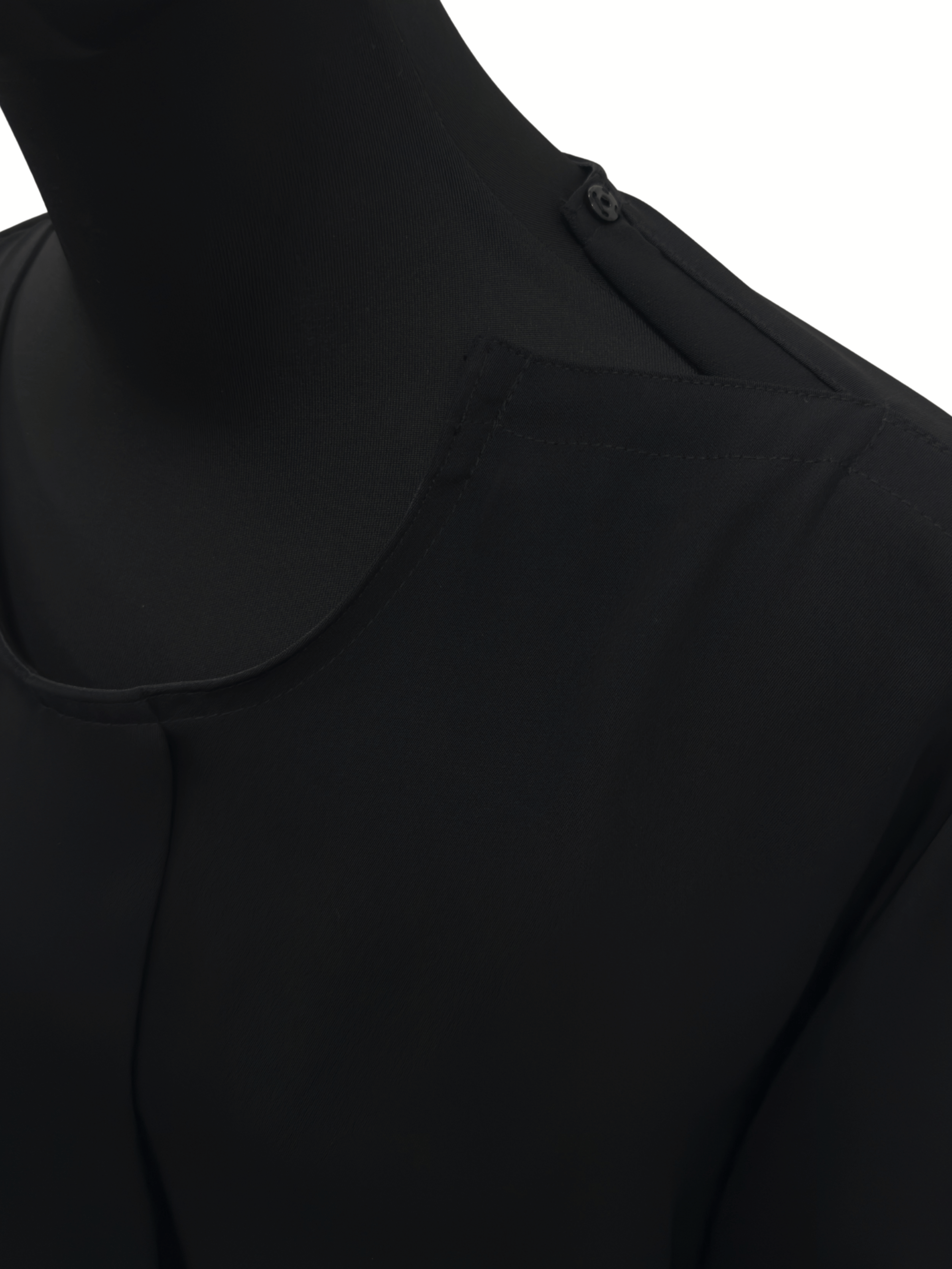 ZW 381 Amal Black Pleated Abaya | Elegant Kuwaiti Design