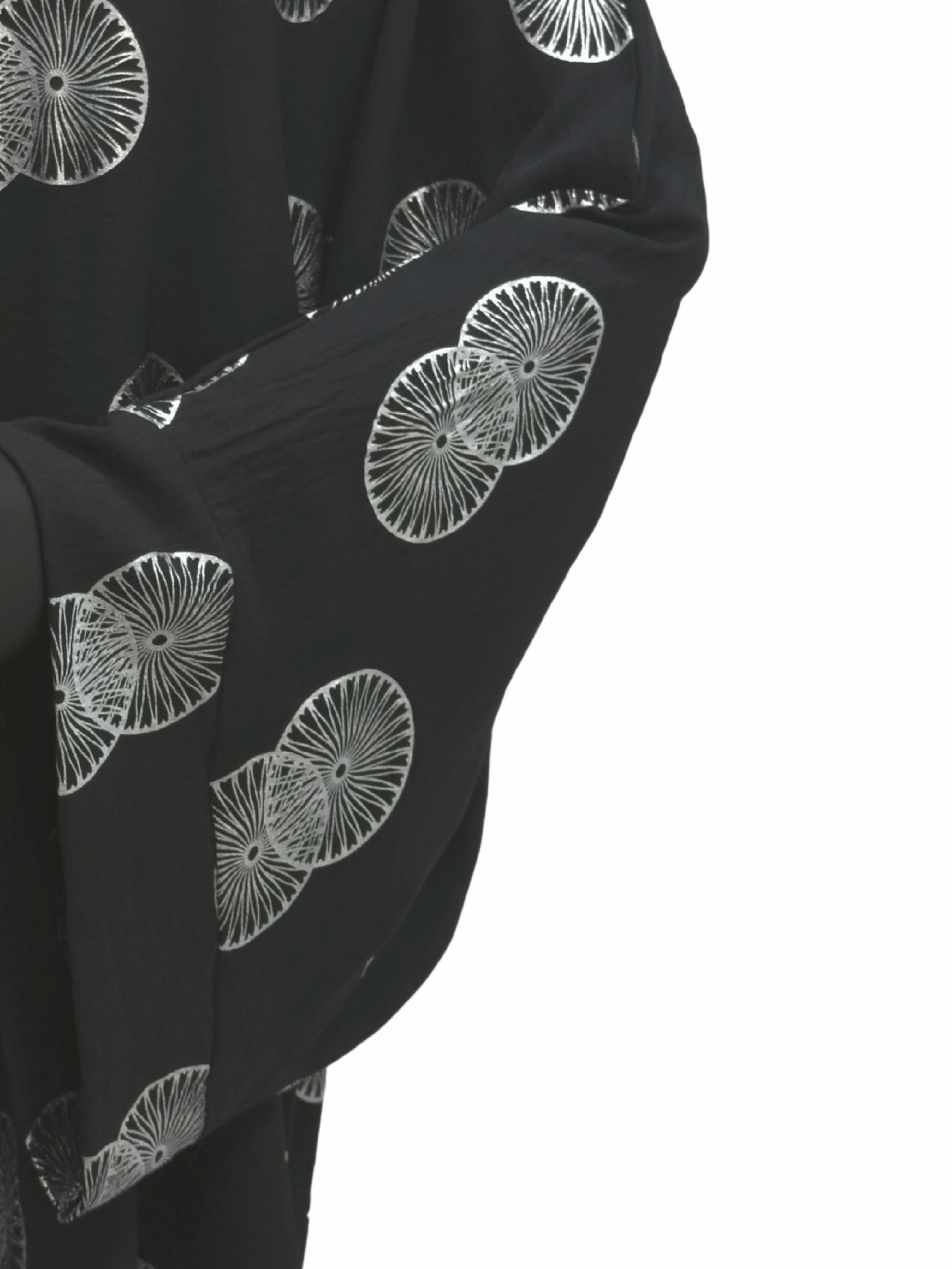 ZW 404 Black Circular Pattern Daraa Outfit | Elegant Black Printed Daraa for Women  π Search Engine Listing (Optimized)  Page Title (β€60 chars)