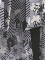 ZW 402 Grey Floral Darra Outfit | Elegant Printed Daraa with Modern Floral Pattern