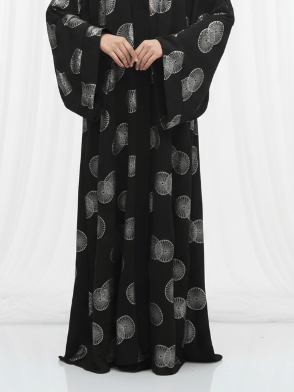 ZW 404 Black Circular Pattern Daraa Outfit | Elegant Black Printed Daraa for Women  🔍 Search Engine Listing (Optimized)  Page Title (≤60 chars)